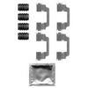 DELPHI LX0584 Accessory Kit, disc brake pads